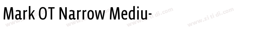 Mark OT Narrow Mediu字体转换